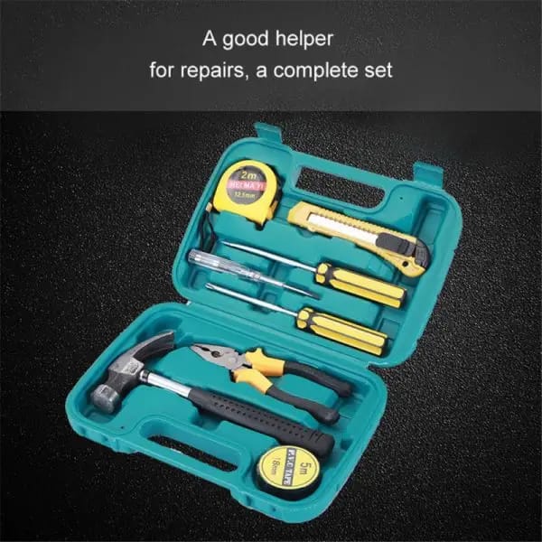 9-in-1 Home Repair Tool Kit with Carry Case