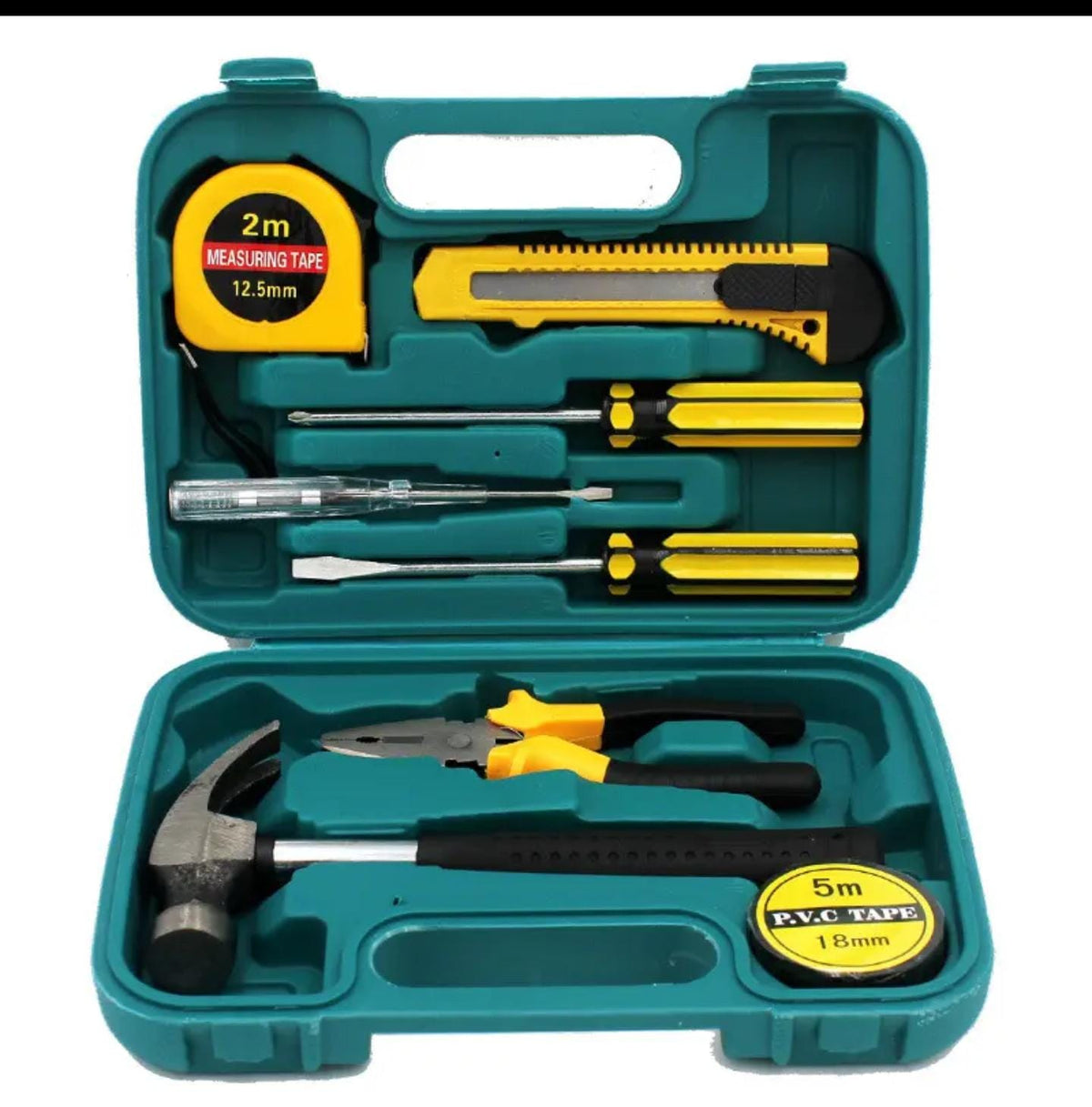 9-in-1 Home Repair Tool Kit with Carry Case
