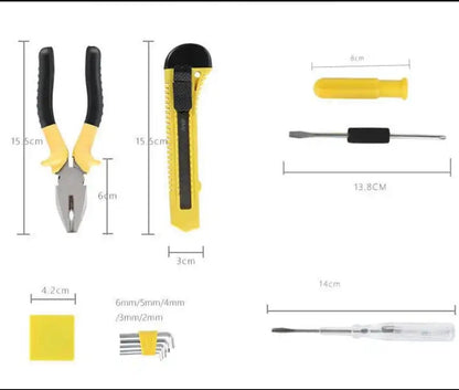 9-in-1 Home Repair Tool Kit with Carry Case
