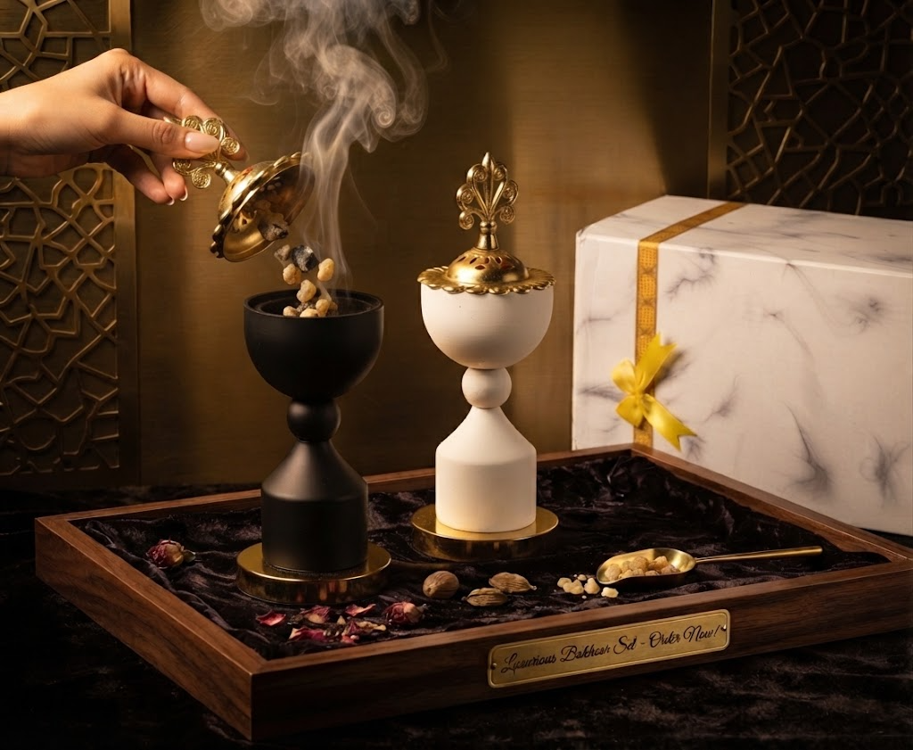 Premium Bakhoor Burner – Electric Arabic Incense Burner for Home & Office