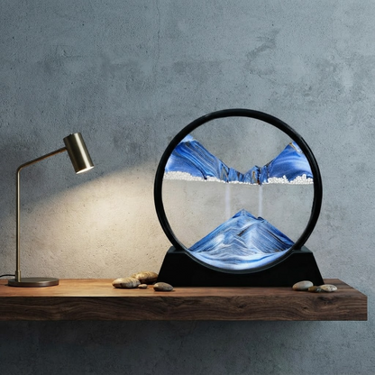 3D Moving Sand Art Lamp – Liquid Flowing Sand Picture Night Light for Home Decor