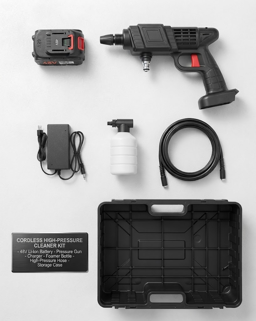 48V Cordless Pressure Washer Gun
