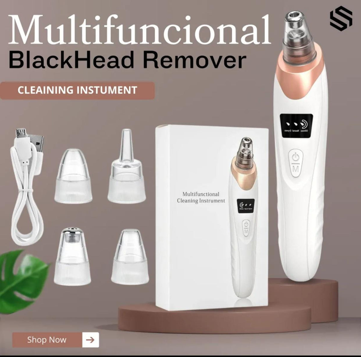 Multifunctional Electric Blackhead Remover | 5-in-1 Pore Vacuum Cleaner