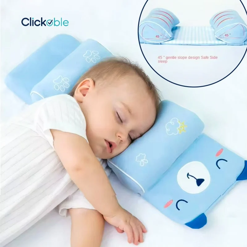 Baby Head Shaping Pillow – Flat Head Prevention Support Cushion