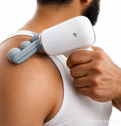 Fascia Gun – 9-in-1 Deep Tissue Muscle Massager